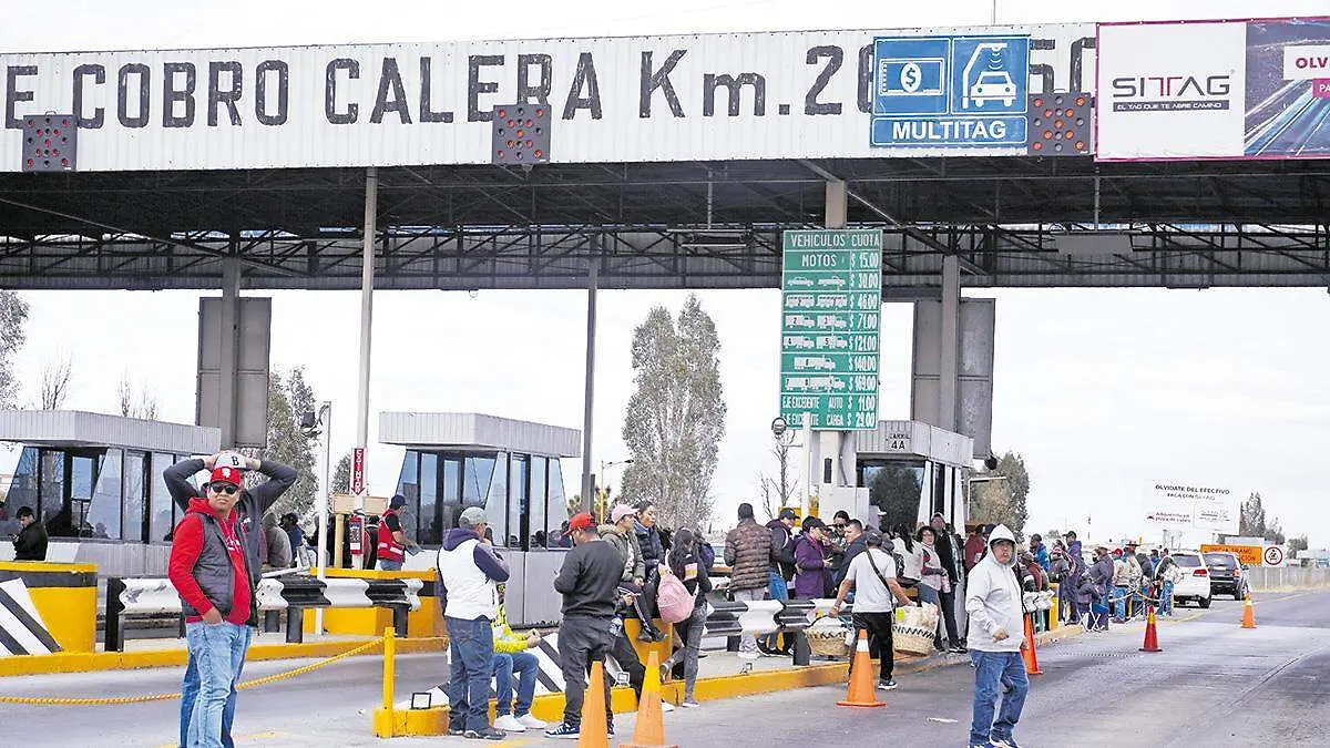 Bloqueo caseta de calera